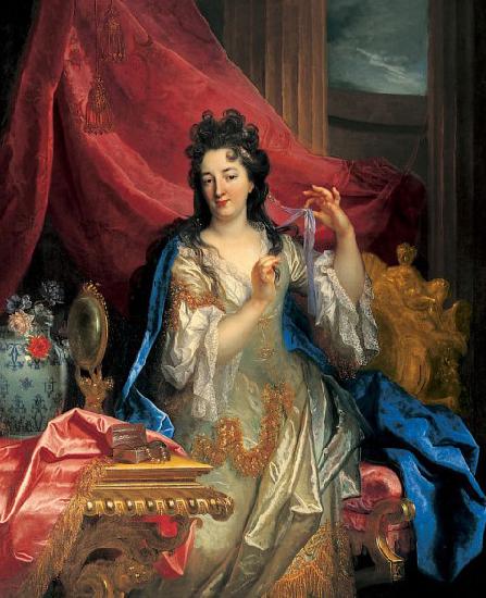 Nicolas de Largilliere Portrait of a Woman oil painting image